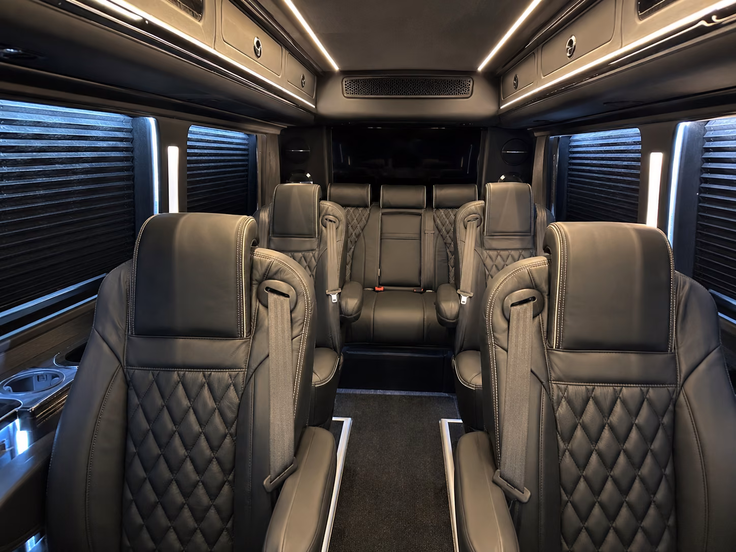 10 passenger sprinter van inside
