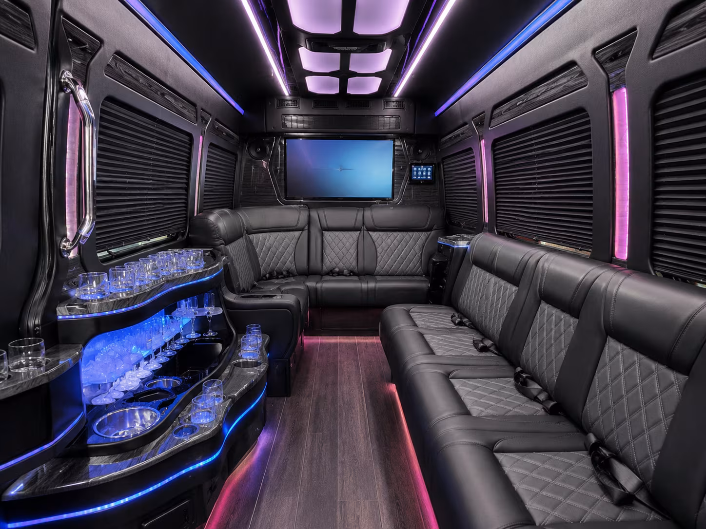 parent coordinated sprinter van bookings with set pickup and return times in tacoma