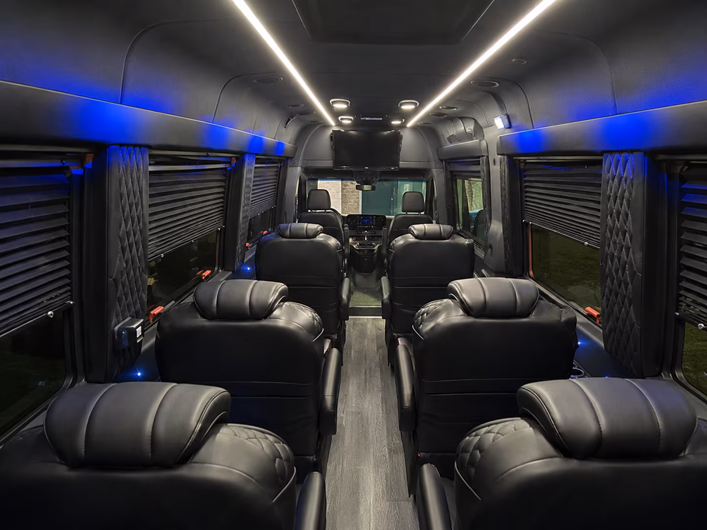 tacoma 18 passenger sprinter van inside