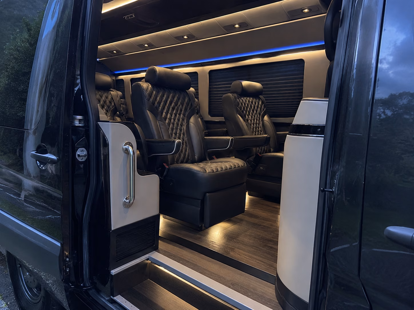 tacoma 20 passenger sprinter van inside