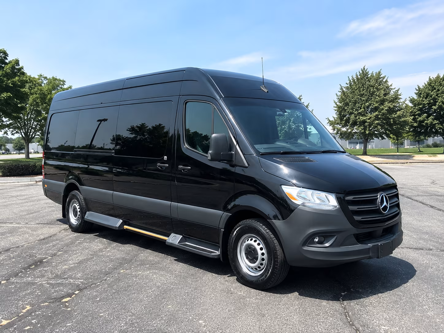 tacoma wedding sprinter van rental